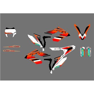 Kit adesivi compatibile con per KTM FREERIDE ELÉCTRICA E-XC 2018 - 2022 - MXPKAD14909