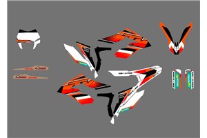 Kit adesivi compatibile con per KTM FREERIDE ELÉCTRICA E-XC 2018 - 2022 - MXPKAD14909