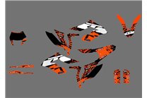 Kit adesivi compatibile con per KTM FREERIDE ELÉCTRICA E-XC 2018 - 2022 - MXPKAD17002