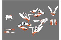 Kit adesivi compatibile con per KTM FREERIDE ELÉCTRICA E-XC 2018 - 2022 - MXPKAD17003