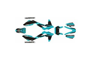 Kit Autocollants compatible avec per HUSQVARNA CR 125 2009 - 2013 - MXPKAD16028