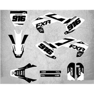 Kit Autocollants compatible avec per HUSQVARNA TC 50 2017 - 2021 - MXPKAD14882