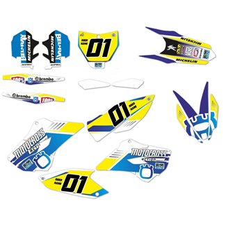 Kit Autocollants compatible avec per HUSQVARNA TC 125/250 - FC 250/350/450 2014 - 2015 - MXPKAD13982