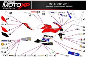 Kit adesivi compatibile con Ducati 749 999 2005 2006 - MXPKAD8425