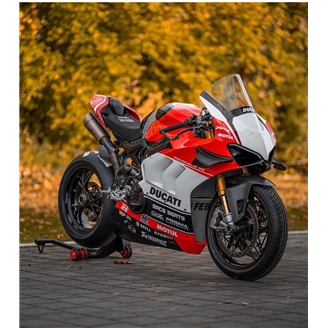 Lackierte Straße Verkleidung auf ABS kompatibel mit Ducati Panigale V4R 2018-2021 MXPCAV17035