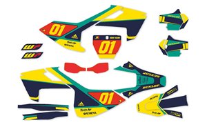 Sticker set compatible with per HUSQVARNA TC 125/250 - FC 250/350/450 2016 - 2018 - MXPKAD14052