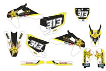 Kit adesivi compatibile con per HUSQVARNA TC 125/250 - FC 250/350/450 2019 - 2022 - MXPKAD14185