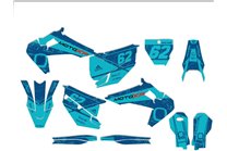 Kit Autocollants compatible avec per HUSQVARNA TC 125/250 - FC 250/350/450 2019 - 2022 - MXPKAD14078