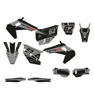 Kit adesivi compatibile con per HUSQVARNA TC 125/250 - FC 250/350/450 2019 - 2022 - MXPKAD14051