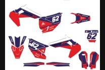 Kit Autocollants compatible avec per HUSQVARNA TC 125/250 - FC 250/350/450 2019 - 2022 - MXPKAD13878