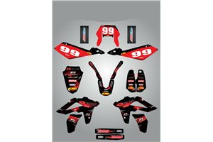 Sticker set compatible with per HUSQVARNA WR 125 2008 - 2013 - MXPKAD14886