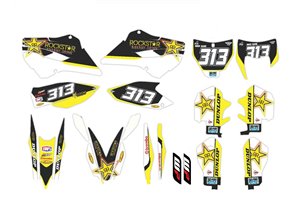 Kit Autocollants compatible avec per HUSQVARNA TE 150/250/300 FE 250/350/450 2014 - 2016 - MXPKAD14411