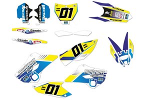 Kit Autocollants compatible avec per HUSQVARNA TE 150/250/300 FE 250/350/450 2014 - 2016 - MXPKAD13981