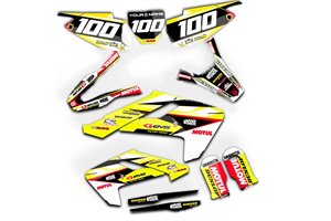 Kit Autocollants compatible avec per HUSQVARNA TE 150/250/300 FE 250/350/450 2017 - 2019 - MXPKAD14117