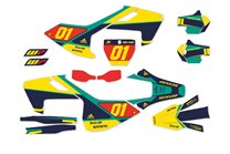 Kit de pegatinas compatible con per HUSQVARNA TE 150/250/300 FE 250/350/450 2017 - 2019 - MXPKAD14053