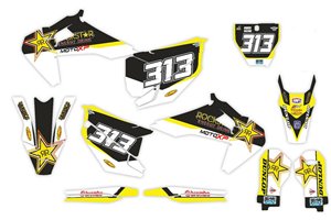 Kit Autocollants compatible avec per HUSQVARNA TE 150/250/300 FE 250/350/450/501 2020 - 2022 - MXPKAD14184