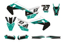 Kit Autocollants compatible avec per HUSQVARNA TE 150/250/300 FE 250/350/450/501 2020 - 2022 - MXPKAD14056