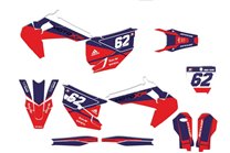 Kit Autocollants compatible avec per HUSQVARNA TE 150/250/300 FE 250/350/450/501 2020 - 2022 - MXPKAD14047