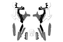 Kit adesivi compatibile con per HUSQVARNA NORDEN 901 2022 - 2023 - MXPKAD16039