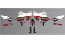 Aufkleber Satz kompatibel mit per HUSQVARNA NORDEN 901 2022 - 2023 - MXPKAD16045