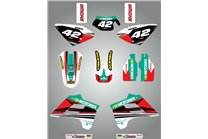 Kit Autocollants compatible avec per GAS GAS EC 125/200/300 1996 - 2001 - MXPKAD14844