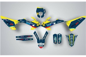 Kit de pegatinas compatible con per GAS GAS EC 125/200/300 2018 - 2020 - MXPKAD14846