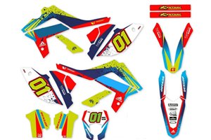Kit Autocollants compatible avec per GASGAS MC 2T-4T 2020 - 2022 - MXPKAD13961