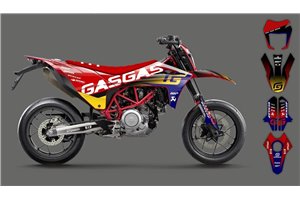 Sticker set compatible with per GASGAS SM 700 ES 700 2022 - 2023 - MXPKAD16277