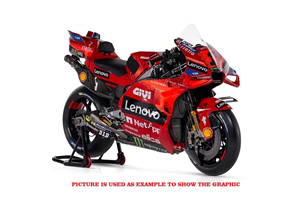 Lackierte Rennverkleidung Ducati Panigale V4 V4S V4R 2022-2024 - MXPCRV17161