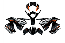 Aufkleber Satz kompatibel mit per KTM 1290 SUPER ADVENTURE S-R 2021 - 2023 - MXPKAD17178