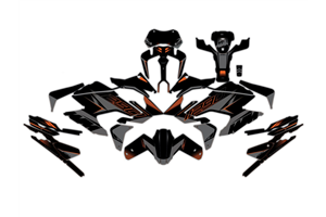 Aufkleber Satz kompatibel mit per KTM 1290 SUPER ADVENTURE S-R 2021 - 2023 - MXPKAD17185