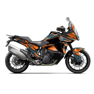 Kit Autocollants compatible avec per KTM 1290 SUPER ADVENTURE S-R 2021 - 2023 - MXPKAD17195