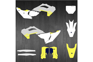 Kit de pegatinas compatible con per HUSQVARNA TE 150/250/300 FE 250/350/450/501 2024 - 2025 - MXPKAD17204
