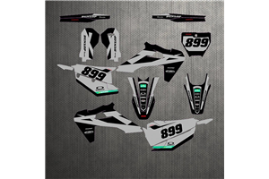 Kit de pegatinas compatible con per HUSQVARNA TE 150/250/300 FE 250/350/450/501 2024 - 2025 - MXPKAD17205