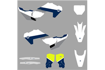 Kit de pegatinas compatible con per HUSQVARNA TE 150/250/300 FE 250/350/450/501 2024 - 2025 - MXPKAD17207