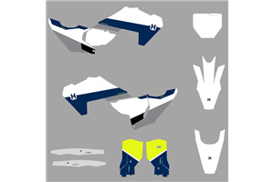 Kit de pegatinas compatible con per HUSQVARNA TE 150/250/300 FE 250/350/450/501 2024 - 2025 - MXPKAD17207