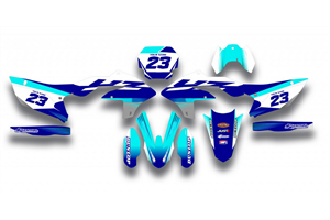 Aufkleber Satz kompatibel mit per YAMAHA YZF 450 2023 - 2024 - MXPKAD17211