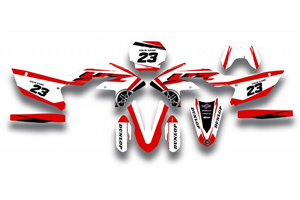 Aufkleber Satz kompatibel mit per YAMAHA YZF 450 2023 - 2024 - MXPKAD17212