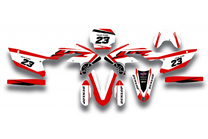 Kit de pegatinas compatible con per YAMAHA YZF 450 2023 - 2024 - MXPKAD17212
