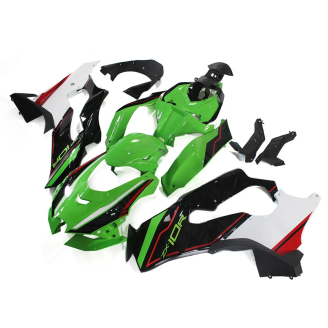 Painted street fairings in abs compatible with Kawasaki ZX10R 2021 - 2024 - MXPCAV16603
