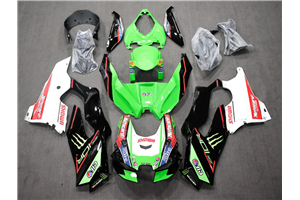 Lackierte Straße Verkleidung auf ABS kompatibel mit Kawasaki ZX10R 2021 - 2024 - MXPCAV17279