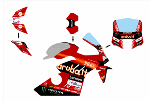 Painted Race Fairings Ducati Panigale V4 R 2019 - 2021 - MXPCRV17154