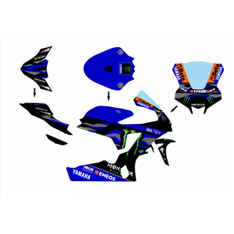 Painted Race Fairings Yamaha R1 2020 - 2024 - MXPCRV17288