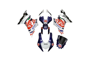 Lackierte Straße Verkleidung auf ABS kompatibel mit Yamaha R6 2017 - 2024 - MXPCAV17334