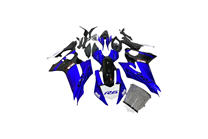 Carenados en abs pintados para la calle compatible para Yamaha R6 2017 - 2024 - MXPCAV17335