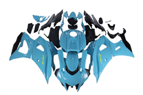 Painted street fairings in abs compatible with Yamaha R7 2021 - 2024 not include tank cover - MXPCAV17383