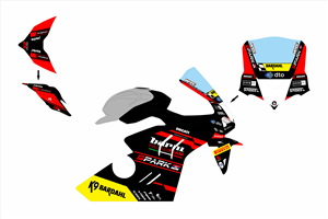 Painted Race Fairings Ducati Panigale V4 V4S V4R 2022-2024 - MXPCRV17399
