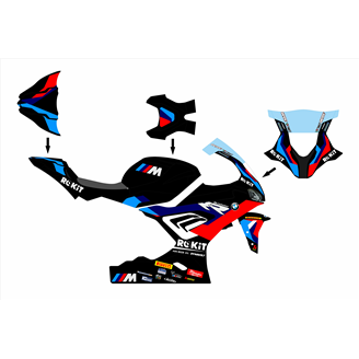 Painted Race Fairings Bmw M 1000 RR 2021 - 2022 - MXPCRV17418