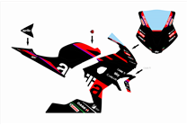 Painted Race Fairings Aprilia RS 660 2020 - 2024 - MXPCRV17408