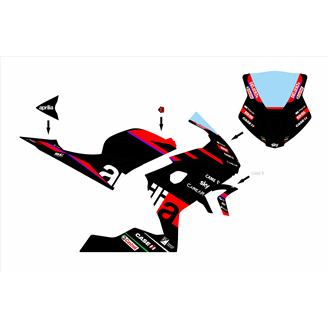 Painted Race Fairings Aprilia RS 660 2020 - 2024 - MXPCRV17408